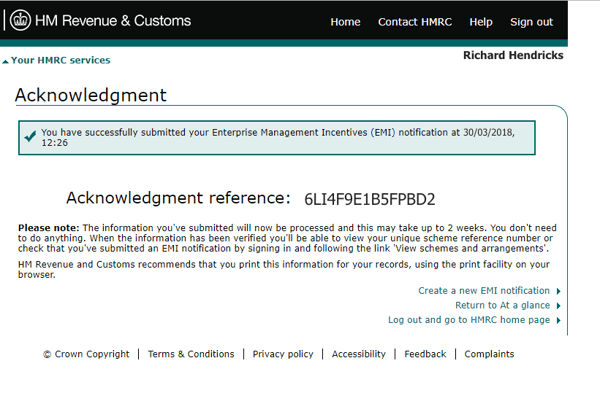 How to File An EMI Notification to the HMRC