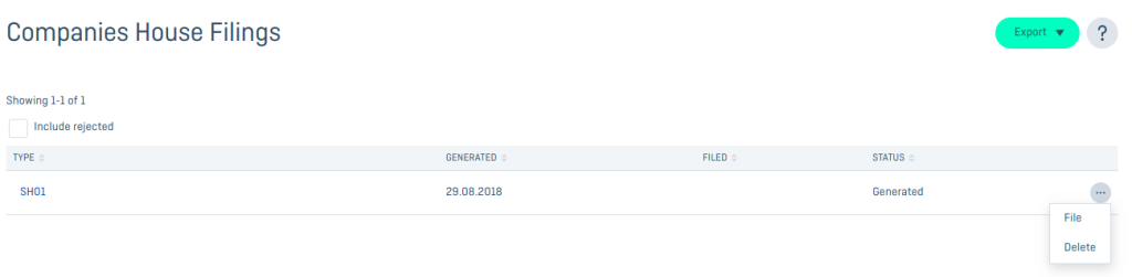 automated equity filings
