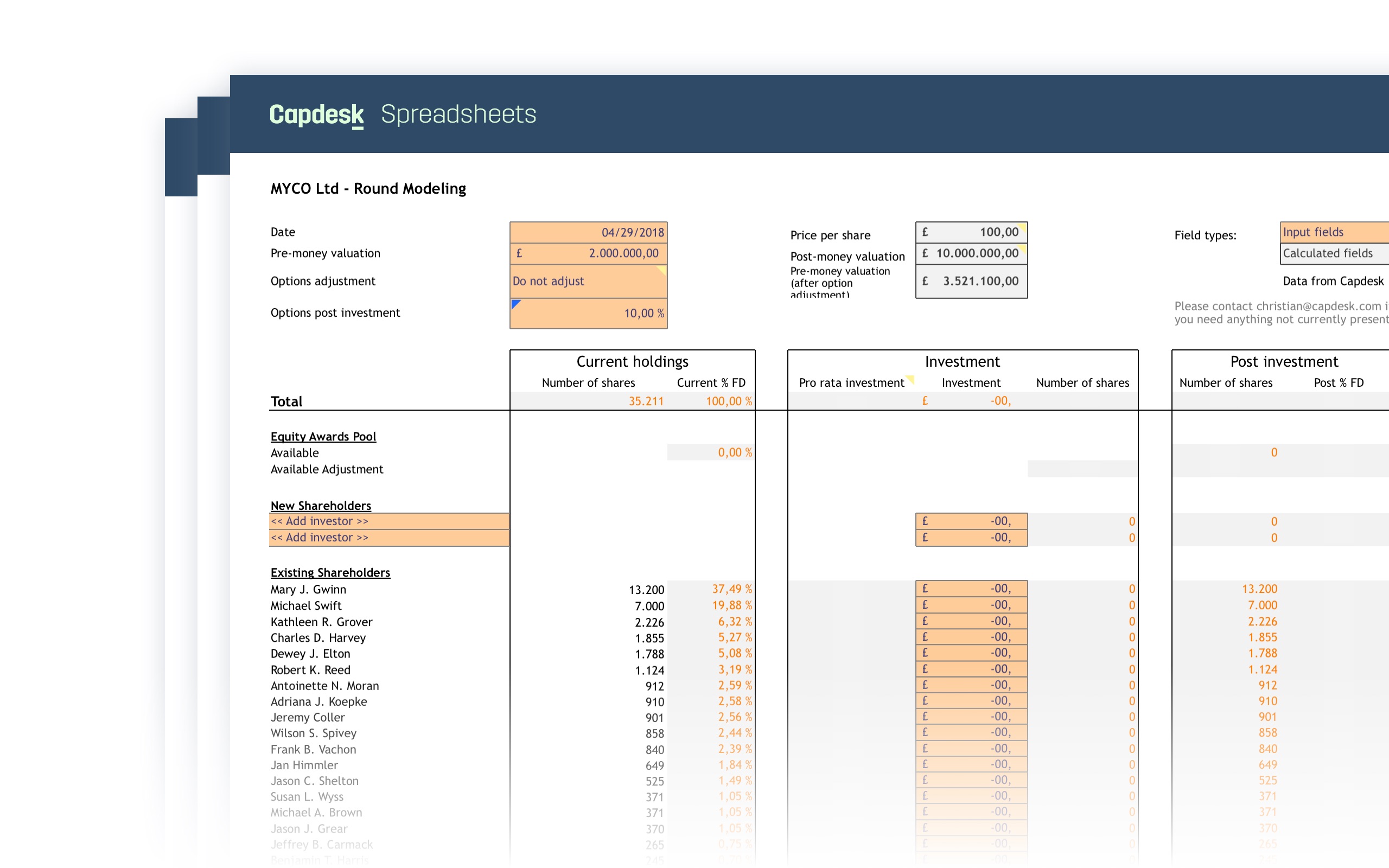 Capdesk Features UK Compliant Cap Table & Option Pool Management